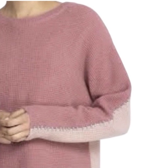 JOHNNY WAS CALME Color Block Waffle Texture Cashmere Sweater NEW Size XL Pink,New Products : American Fashion Style Bags On Sale